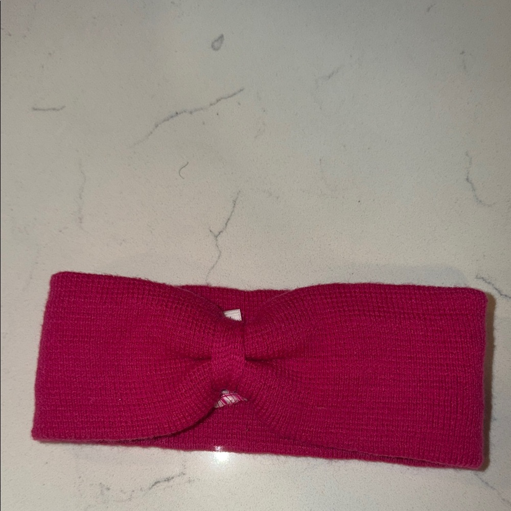 Pink Knitted Headband
